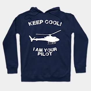 Because I'm The Captain aviation airpane pilot gift idea present Hoodie